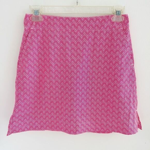 Lady Hagen Pink Geometric Print Golf Skort - Picture 1 of 4